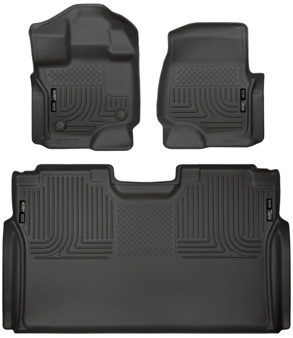 Husky Heavy-Duty Floor Mats - Center Hump (Black) - 53001