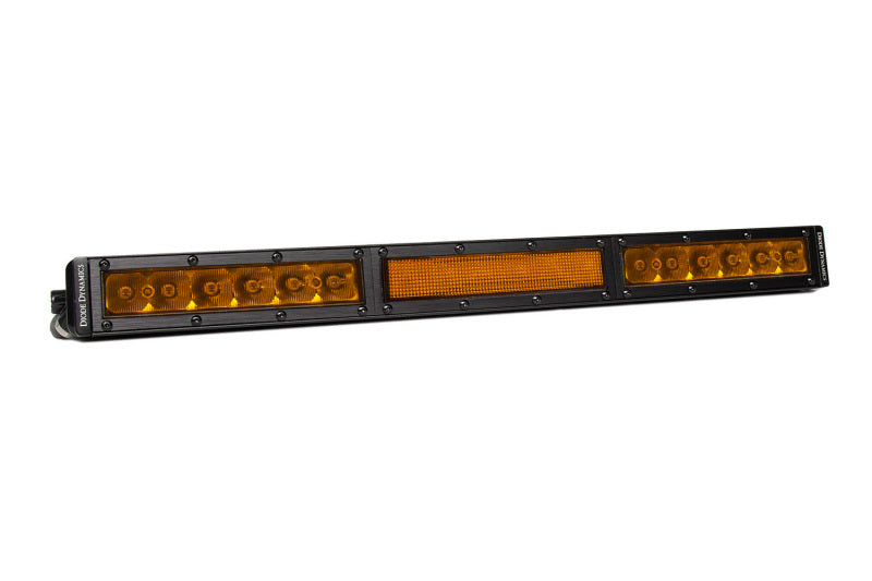 Diode Dynamics 18 In LED Light Bar Single Row Straight - Amber Combo Each Stage Series - DD5052