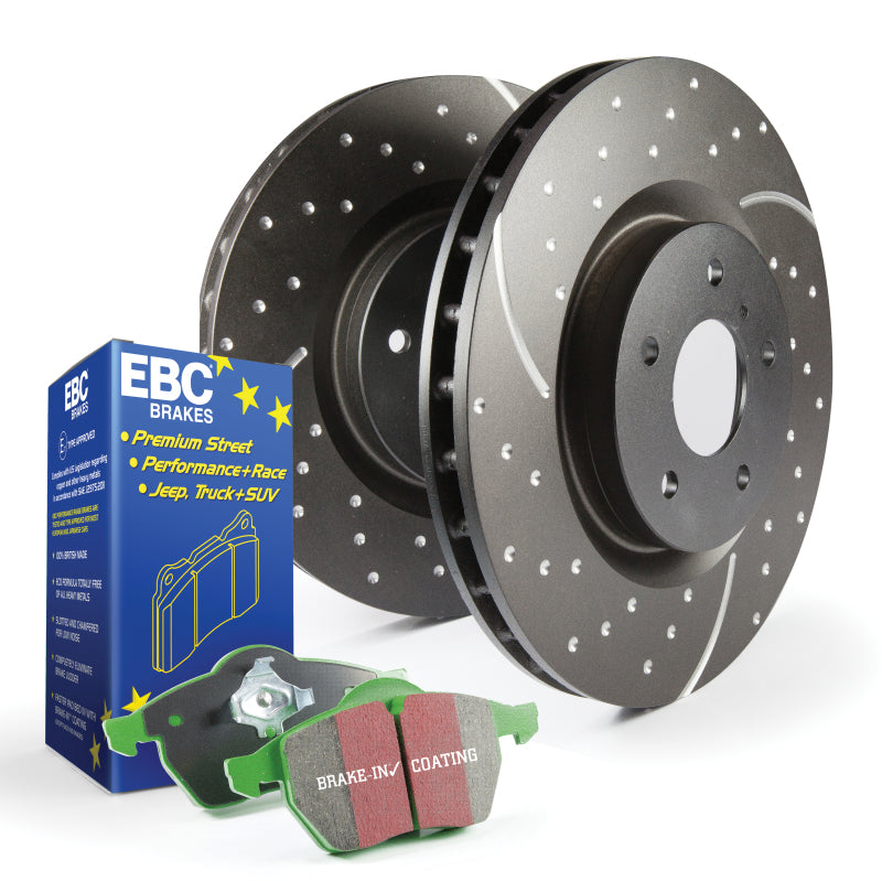 EBC S10 Kits Greenstuff Pads and GD Rotors - S10KF1566