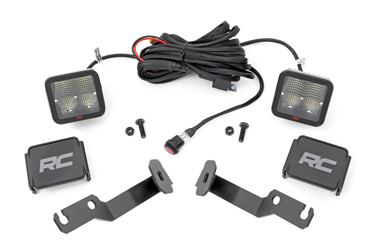 LED Light Kit | Ditch Mount | 2&quot; Spectrum Pair | Spot | Toyota Tacoma (05-15)