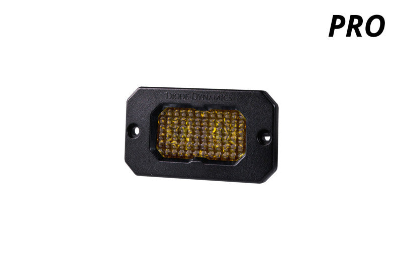 Diode Dynamics Stage Series 2 In LED Pod Pro - Yellow Fog Flush ABL Each - DD6433S