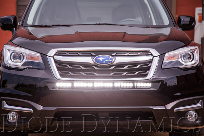 Diode Dynamics 30 In LED Light Bar Single Row Straight - Amber Driving Each Stage Series - DD5040