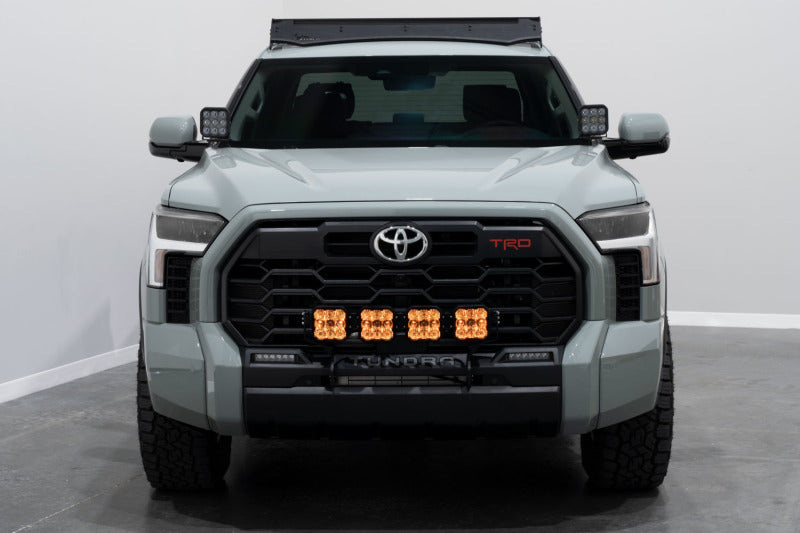 Diode Dynamics 2022 Toyota Tundra SS5 Grille CrossLink Lightbar Kit - Yellow Pro Combo - DD7410