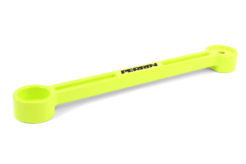 Perrin 93-22 Impreza/02-22 WRX/04-21 STI/13-20 &amp; 2022 BRZ/2022 GR86 Battery Tie Down - Neon Yellow - PSP-ENG-700NY