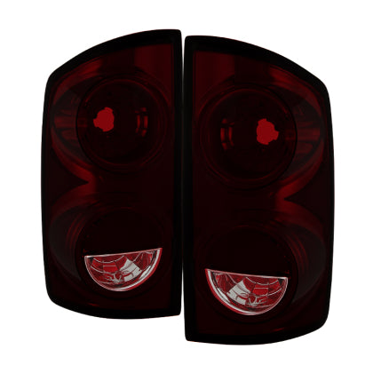 Clearance - Xtune Dodge Ram 1500 07-08 OEM Style Tail Lights -Red Smoked ALT-JH-DR07-OE-RSM