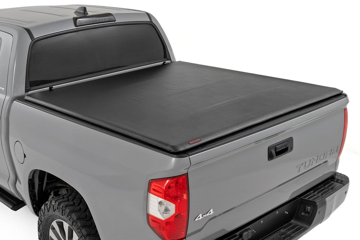 Soft Roll Up Bed Cover | 5&#39;7&quot; Bed | Toyota Tundra 2WD/4WD (2007-2021)