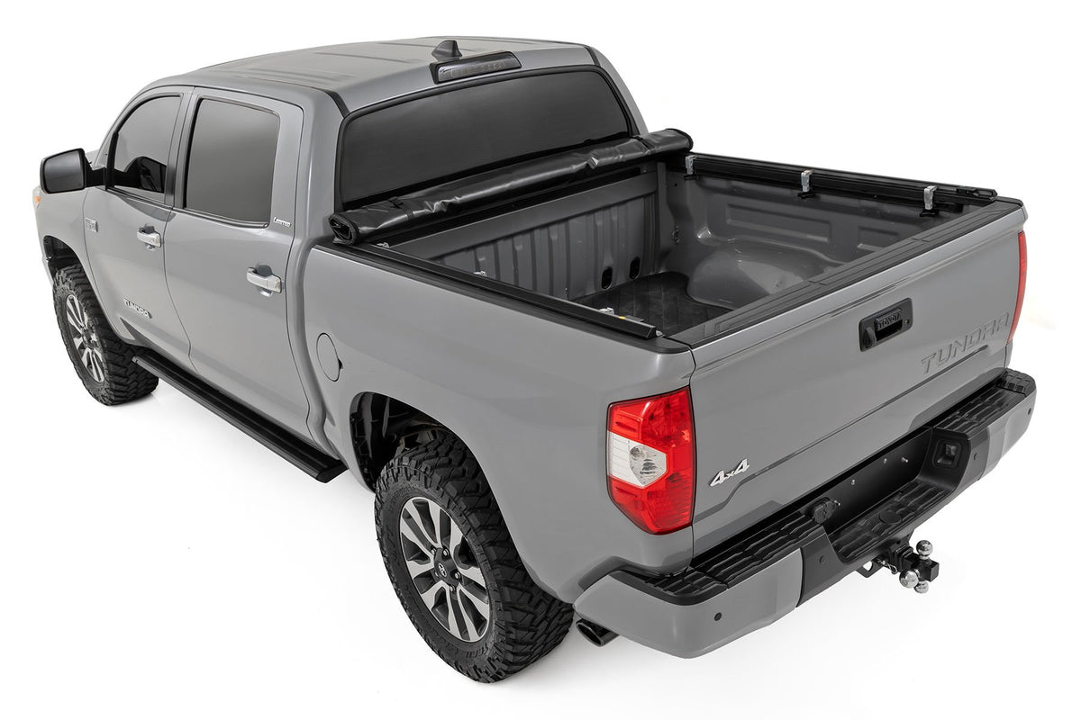 Soft Roll Up Bed Cover | 5&#39;7&quot; Bed | Toyota Tundra 2WD/4WD (2007-2021)