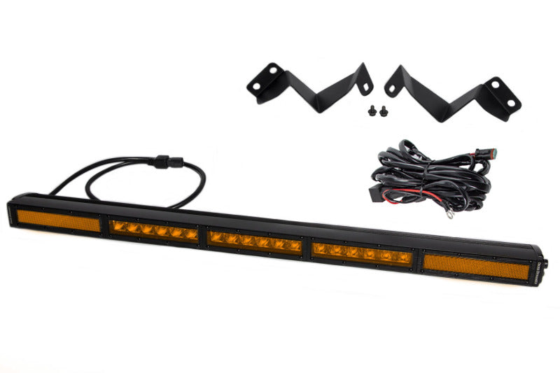 Diode Dynamics 16-21 Toyota Tacoma SS30 Stealth Lightbar Kit - Amber Combo - DD6075