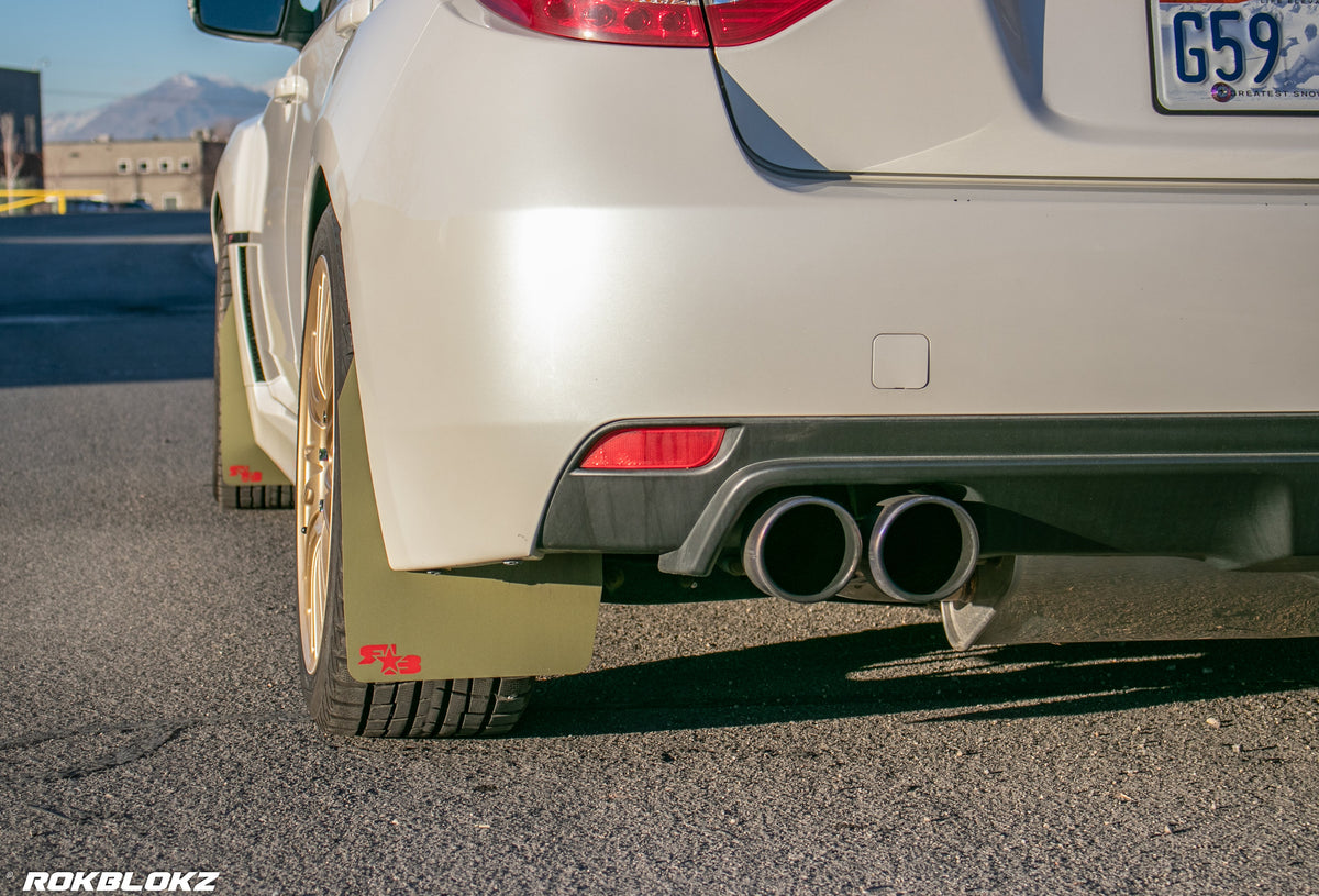 RokBlokz - Subaru WRX/STI Sedan 2011-2014 Rally Mud Flaps