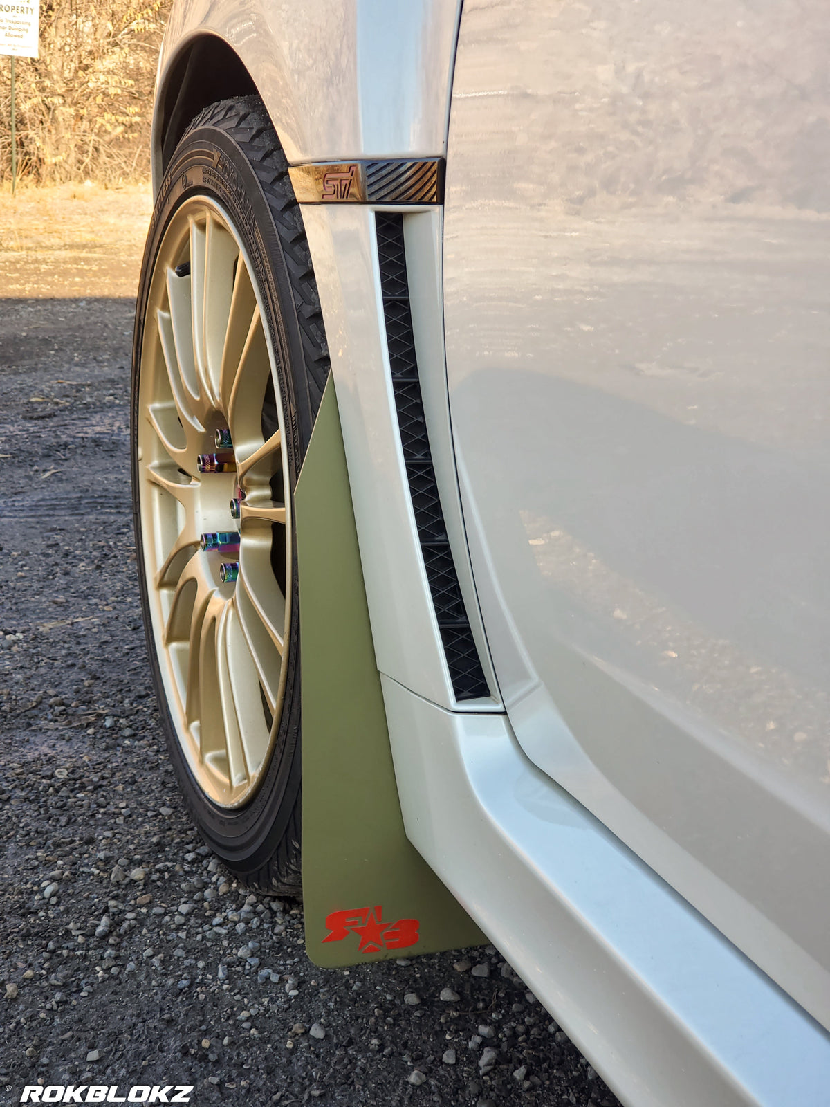 RokBlokz - Subaru WRX/STI Sedan 2011-2014 Rally Mud Flaps