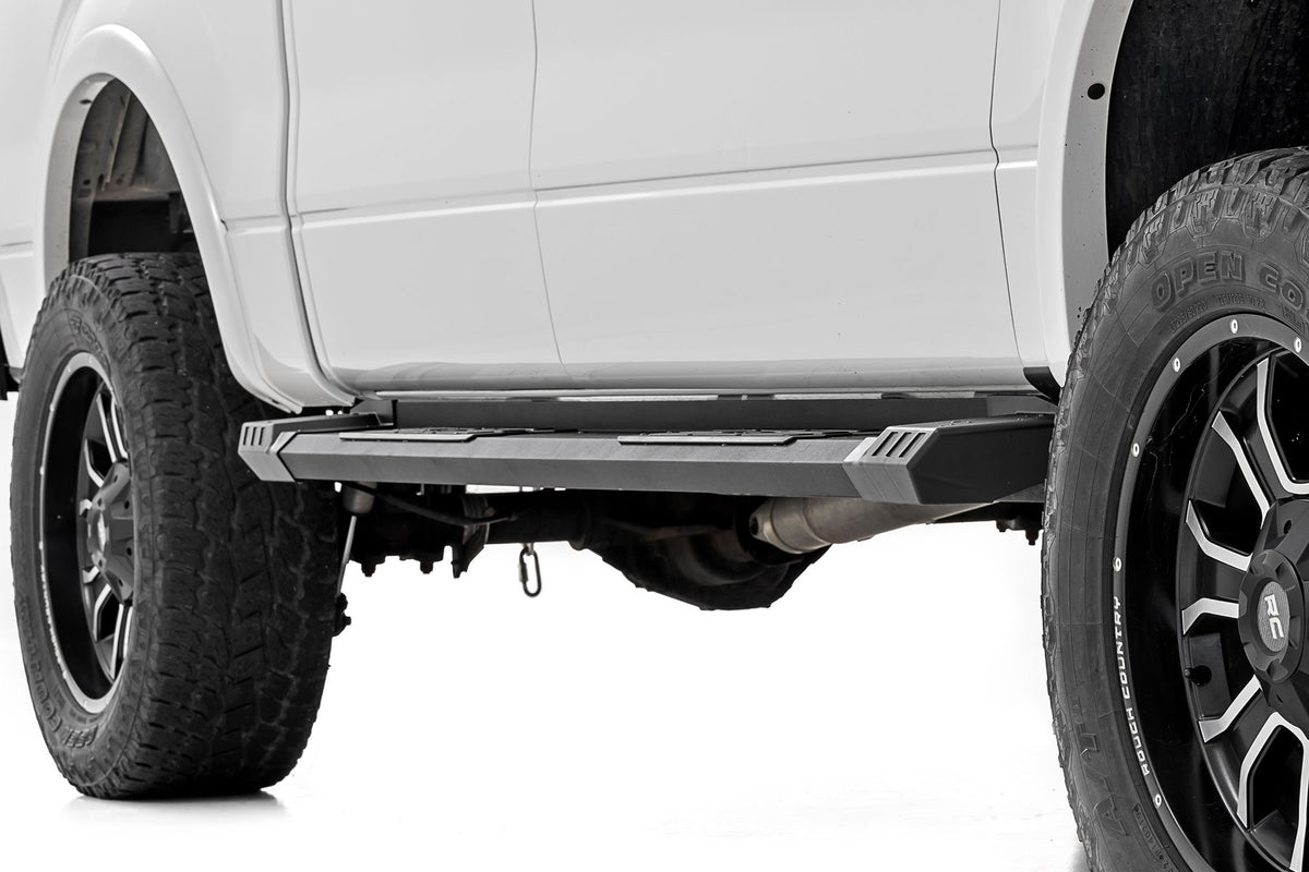 HD2 Aluminum Running Boards | Super Crew Cab | Ford F-150 2WD/4WD (2009-2014)