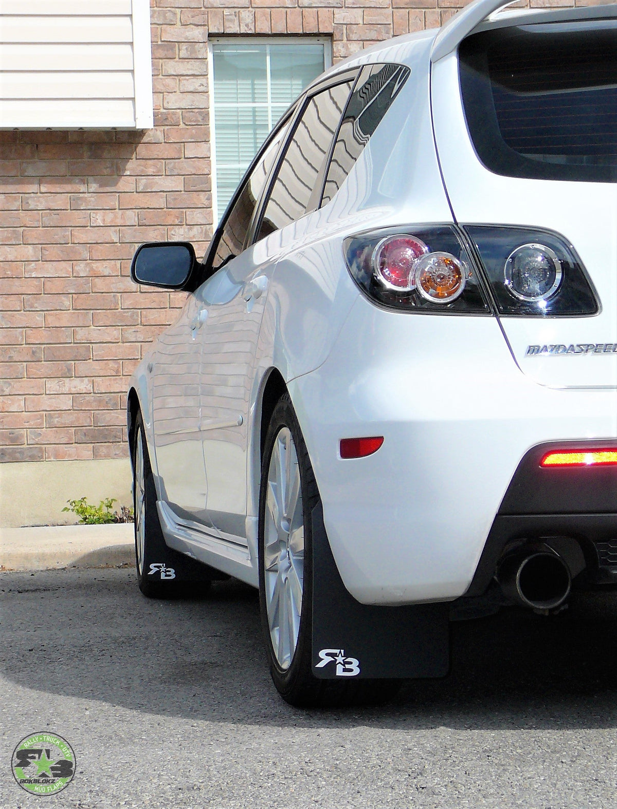 RokBlokz - MAZDASPEED3 &amp; MAZDA3 2004-2009 Rally Mud Flaps