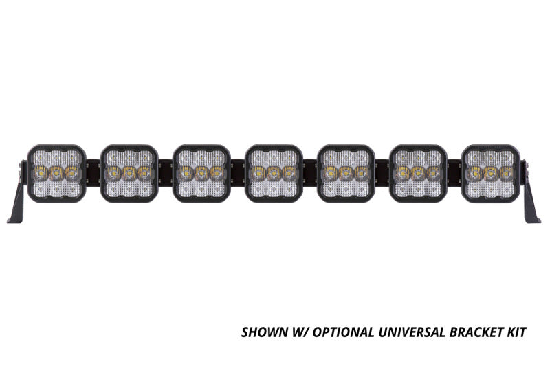 Diode Dynamics SS5 Sport Universal CrossLink 7-Pod Lightbar - Yellow Driving - DD7213