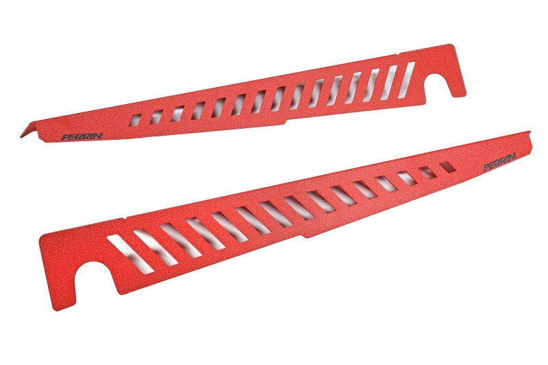 Perrin 22-23 Subaru WRX Fender Shroud Set - Red - PSP-ENG-551RD