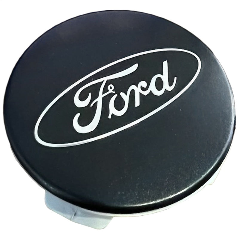 Ford Racing Ford Car Black &amp; Chrome Wheel Center Cap Kit - Satin - M-1096K-BCS