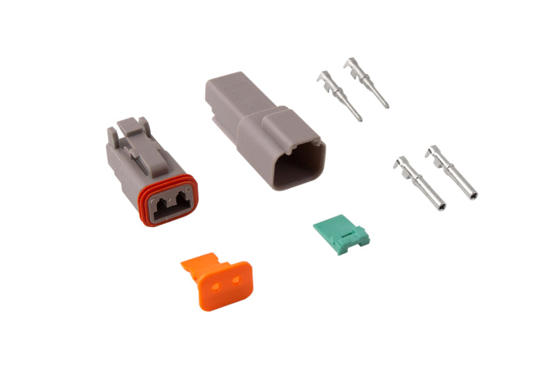 Diode Dynamics Deutsch Connector Kit 2-Pin 16-22 Gauge - DD4038