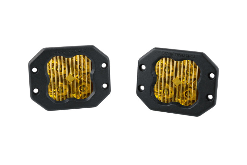 Diode Dynamics SS3 Sport ABL - Yellow Driving Flush (Pair) - DD6923P