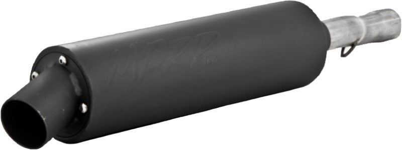 MBRP 87-97 Yamaha YFM 350FW Big Bear Moto-4 4x4 Direct Replacement Slip-On Exhaust w/Utility Muffler - AT-7403