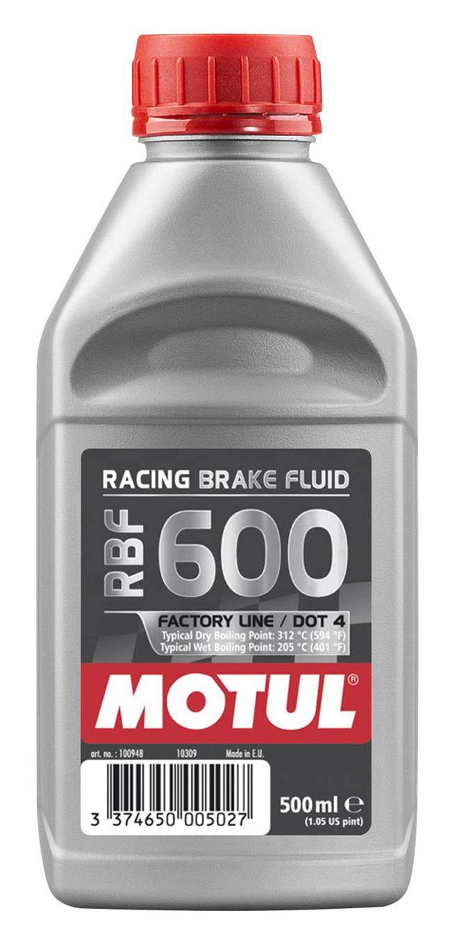 Motul 1/2L Brake Fluid RBF 600 - Racing DOT 4