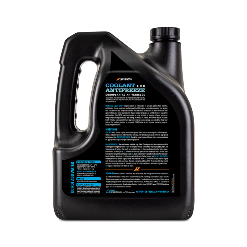 Mishimoto Liquid Chill EG Coolant, European/Asian Vehicles, Blue - MMRA-LC-EG-BL