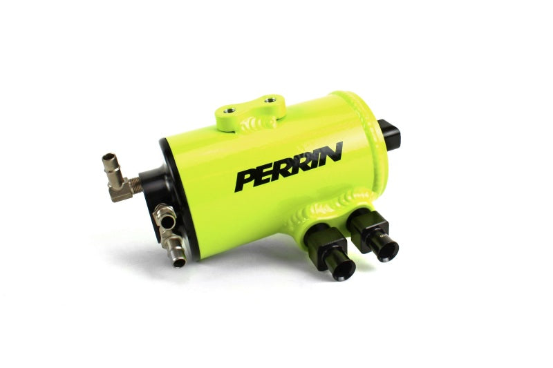 Perrin 22-23 Toyota GR86 / 13-16 Scion FR-S / 13-23 Subaru BRZ Air Oil Separator - Neon Yellow - PSP-ENG-612NY