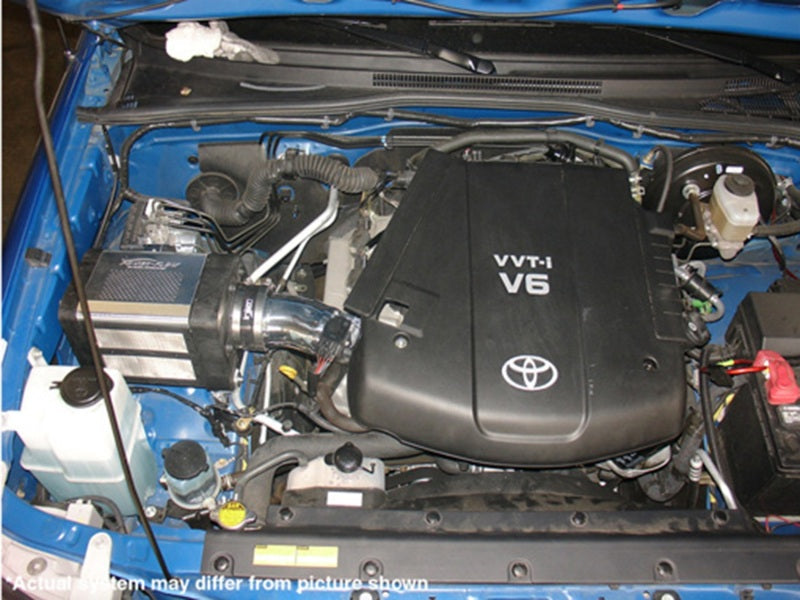 Injen 05-09 Tacoma X-Runner 4.0L V6 w/ Power Box Wrinkle Black Power-Flow Air Intake System - PF2056WB