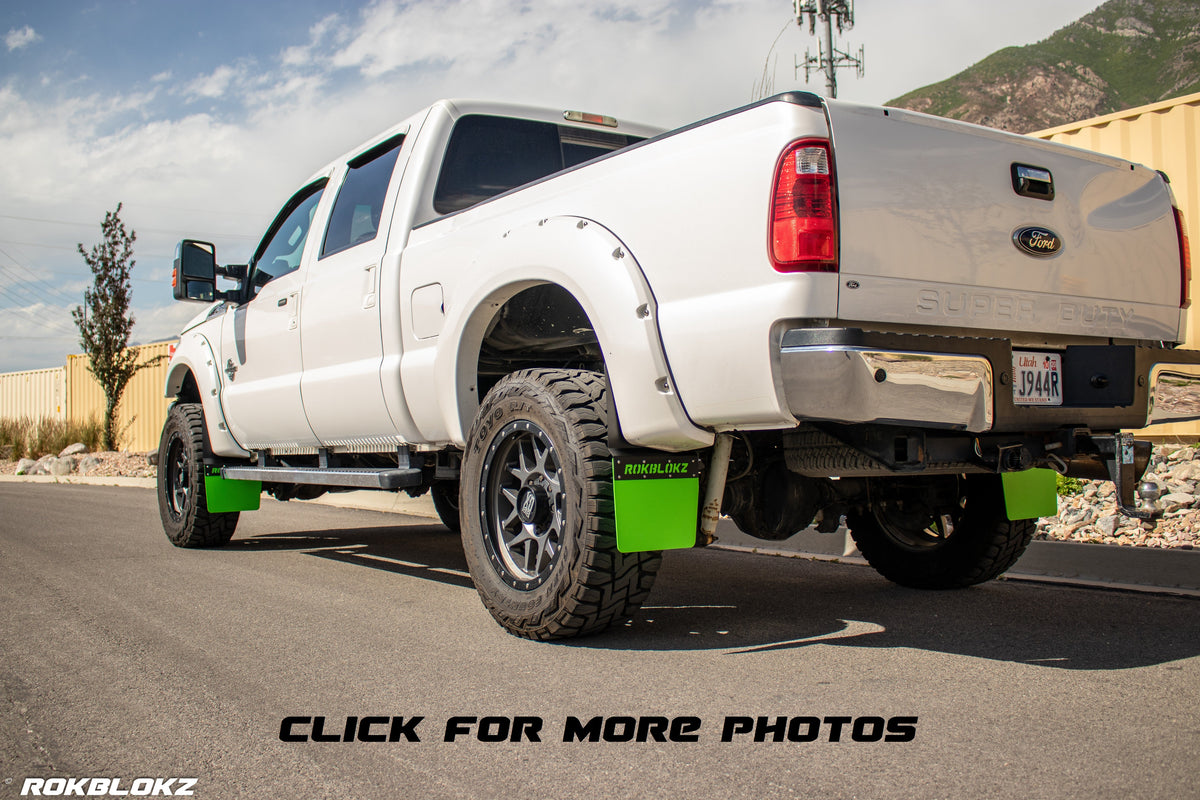 RokBlokz - Ford F-250 F-350 2011-2016 STEP BACK Mud Flaps