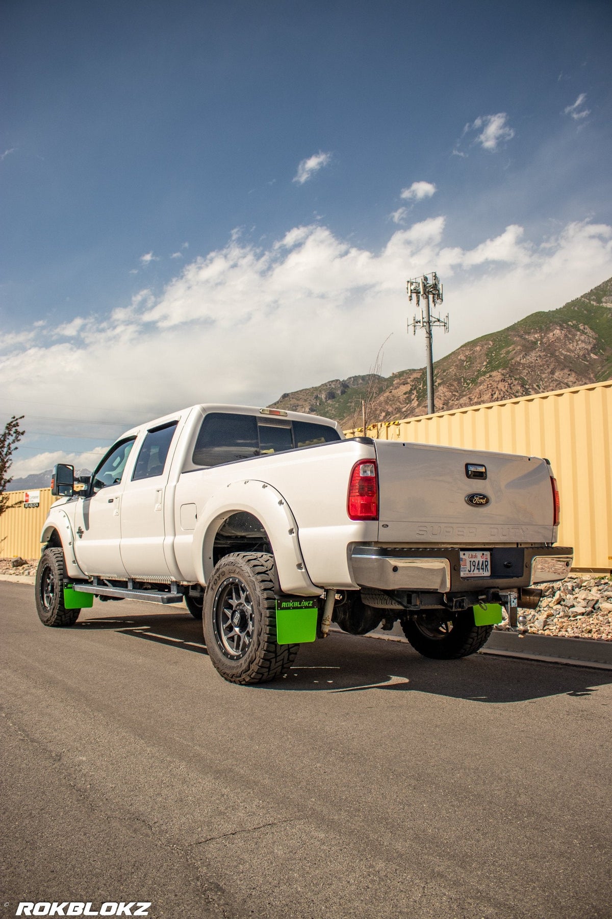 RokBlokz - Ford F-250 F-350 2011-2016 STEP BACK Mud Flaps