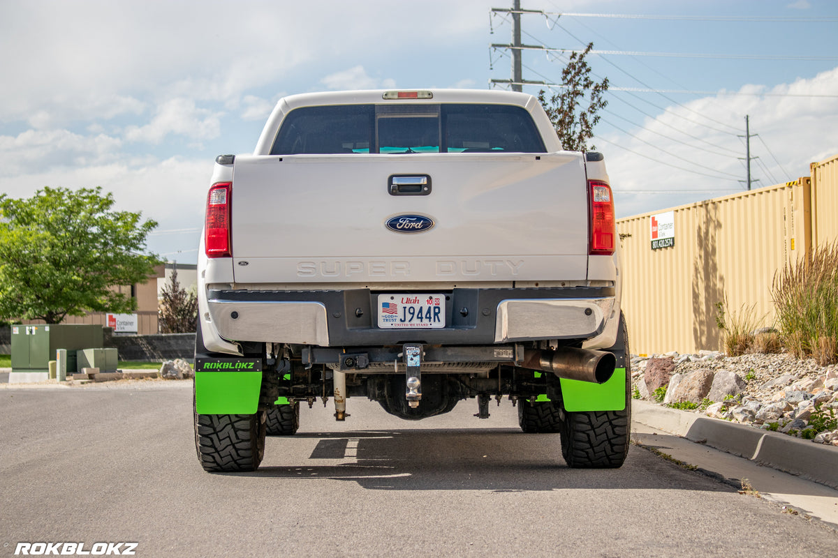 RokBlokz - Ford F-250 F-350 2011-2016 STEP BACK Mud Flaps