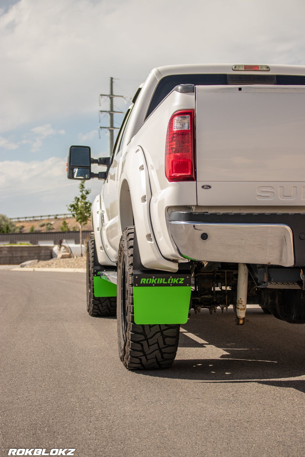 RokBlokz - Ford F-250 F-350 2011-2016 STEP BACK Mud Flaps