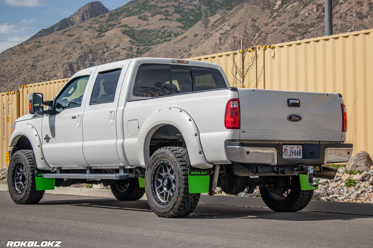 RokBlokz - Ford F-250 F-350 2011-2016 STEP BACK Mud Flaps