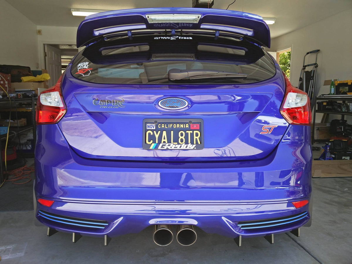 2013-2018 Ford Focus ST 6-Pack Rear Diffuser Fins | Velossa Tech Design