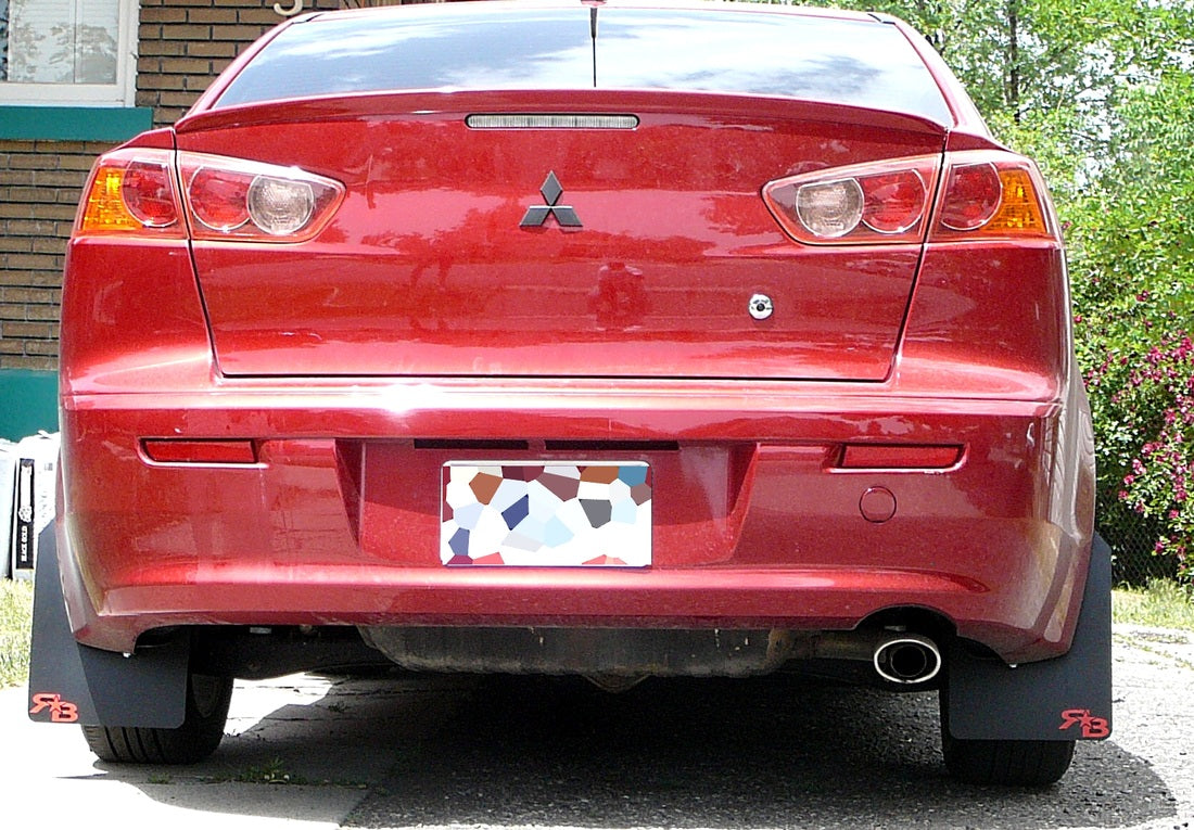 RokBlokz - Mitsubishi Lancer Ralliart, OZ Rally 2008-2017 Rally Mud Flaps