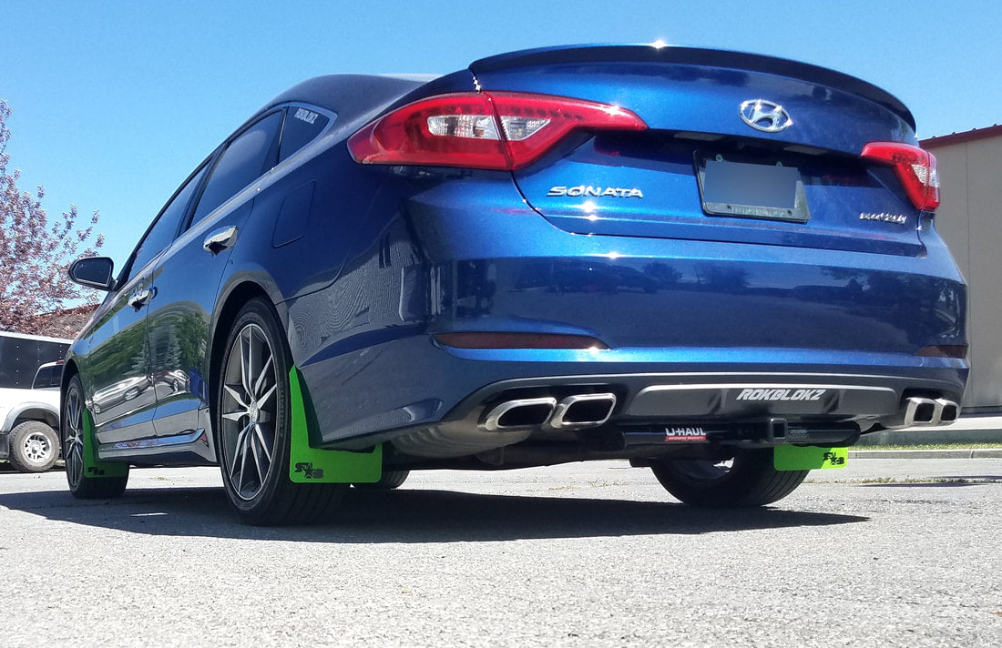 RokBlokz - Hyundai Sonata 2015-2019 Rally Mud Flaps