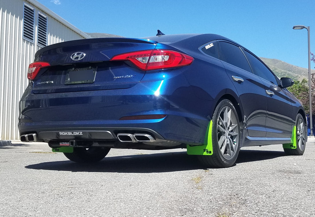 RokBlokz - Hyundai Sonata 2015-2019 Rally Mud Flaps