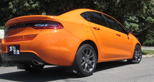 2016 Dodge Dart FT. Rokblokz Rally Mud Flaps in Original