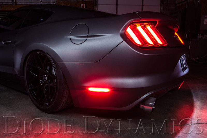 Diode Dynamics 15-21 EU/AU Ford Mustang LED Sidemarkers - Red (Pair) - DD5072