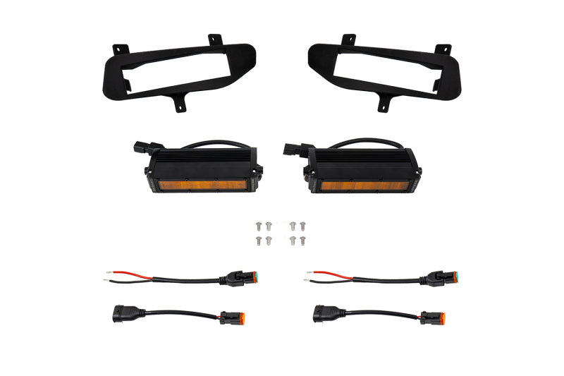 Diode Dynamics 2022+ Nissan Frontier SS6 Type NT LED Fog Light Kit Amber Wide - DD7978