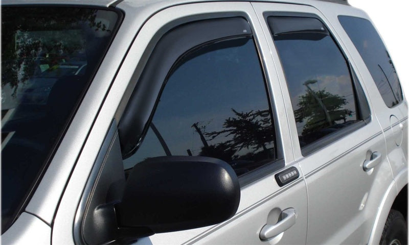 AVS 09-18 Dodge RAM 1500 Crew Cab Ventvisor In-Channel Front &amp; Rear Window Deflectors 4pc - Smoke