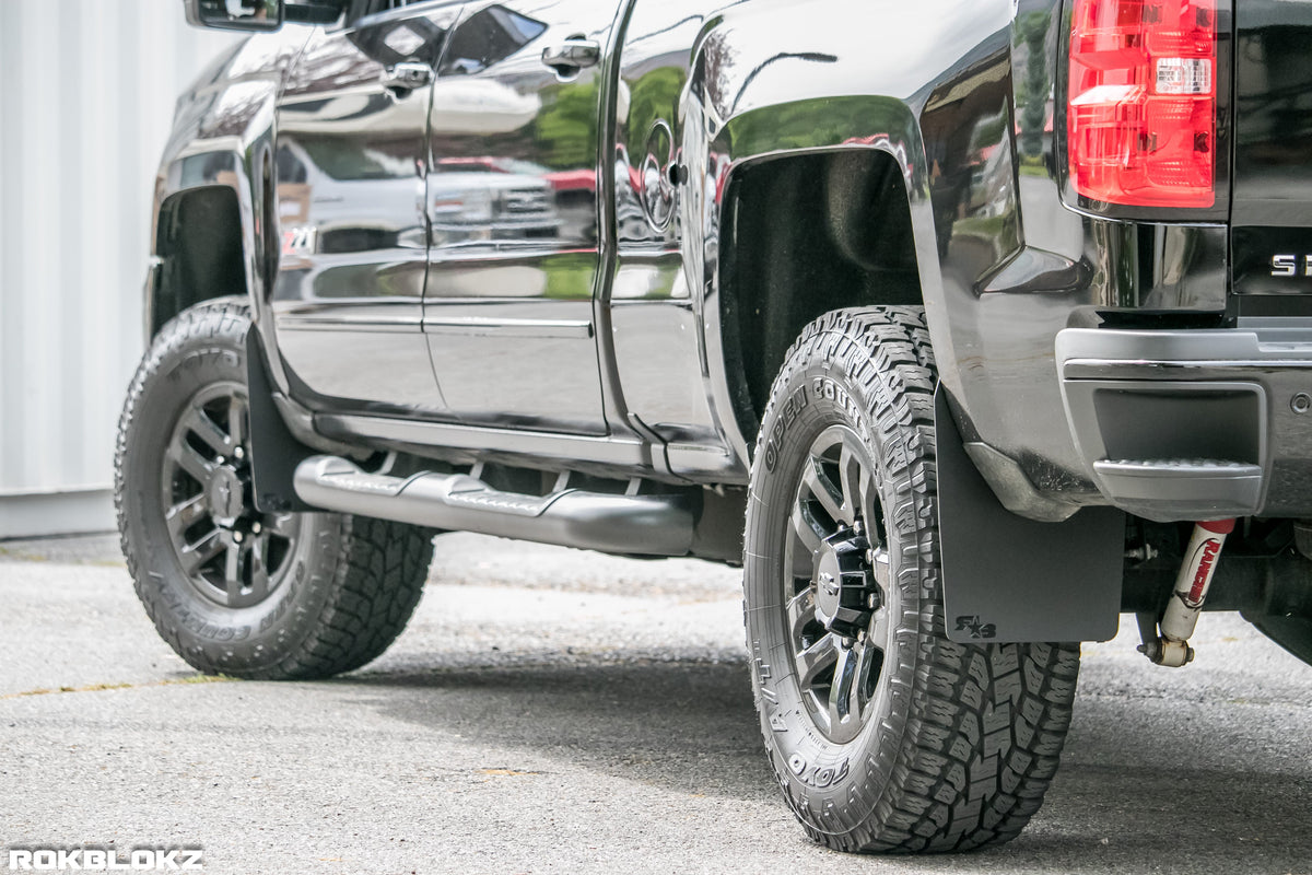 RokBlokz - Chevrolet Silverado 1500/2500/3500 SRW (3rd GEN) 2015-2018 Mud Flaps