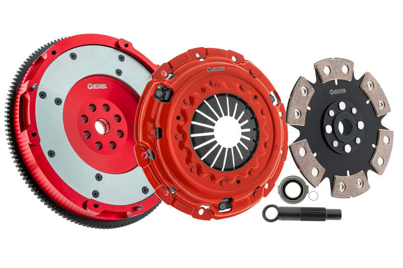 Action Clutch 2022 Honda Civic Si 1.5L (L15B7) Turbo Stage 4 Clutch Kit (1MD) w/Aluminum Flywheel - ACR-3422-AL