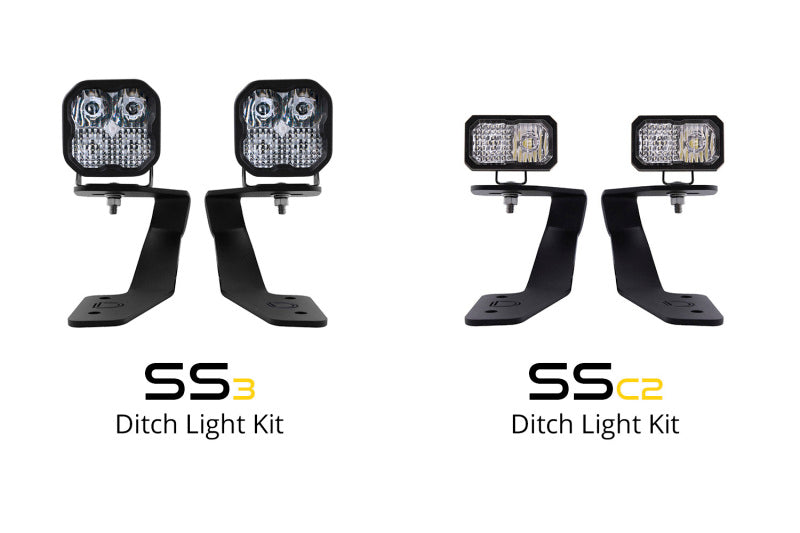 Diode Dynamics 18-21 Subaru Crosstrek Pro SS3 LED Ditch Light Kit - White Combo - DD6560