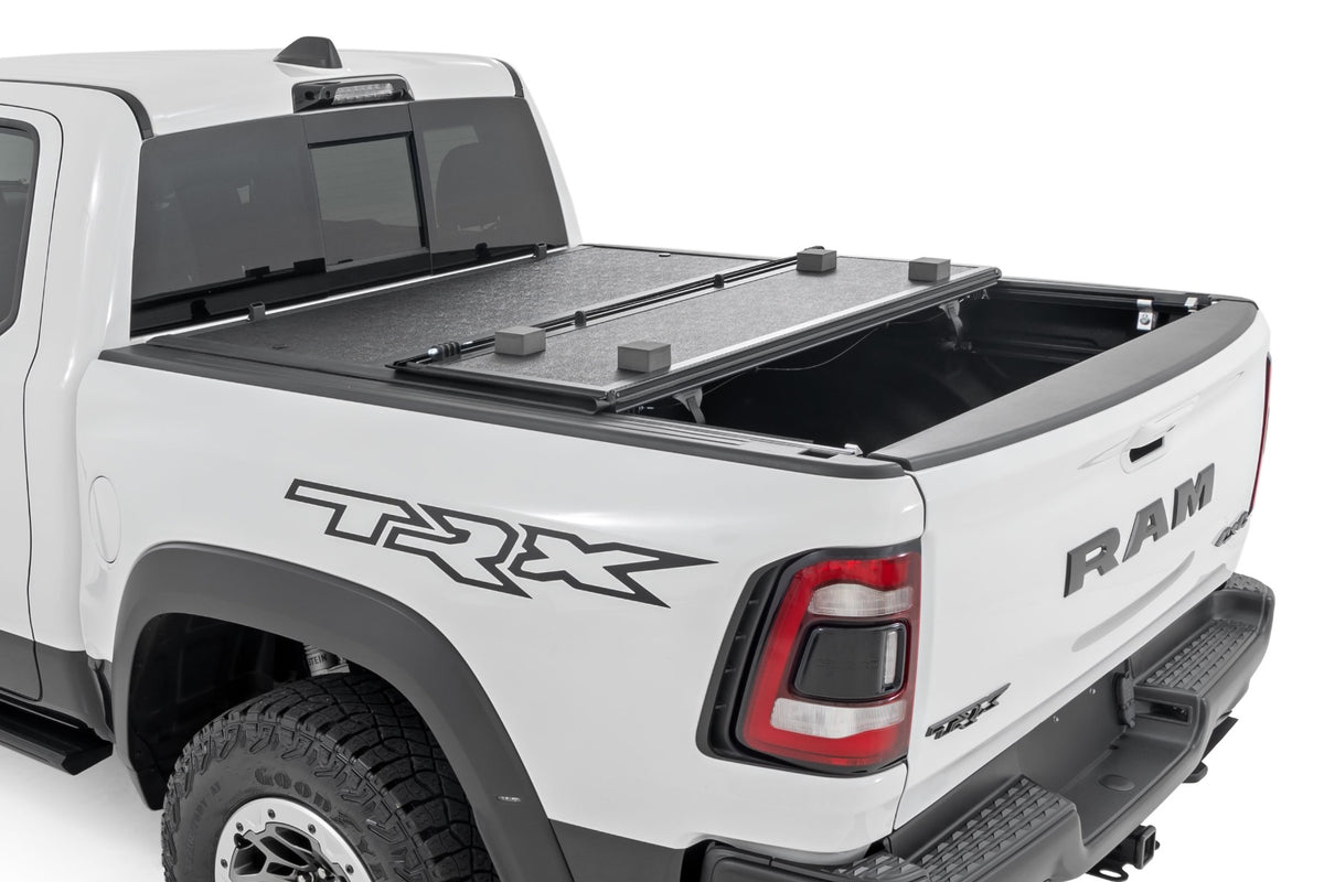 Hard Low Profile Bed Cover | 5&#39;7&quot; Bed | No Rambox | Ram 1500 (19-24)/1500 TRX (21-24) 