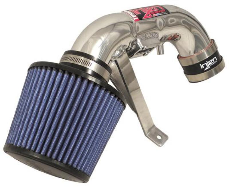 Injen 06-11 Honda Civic Hybrid 1.3L 4 cyl Polished Dyno-Tuned Air Intake w/ Web Nano-Fiber Filter - SP1580P