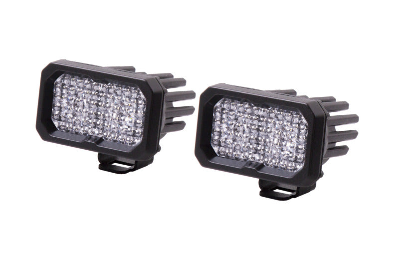 Diode Dynamics Stage Series 2 In LED Pod Pro - White Flood Standard ABL (Pair) - DD6414P