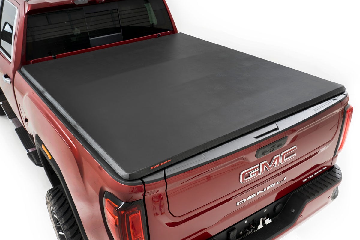 Soft Tri-Fold Bed Cover | 6&#39;9&quot; Bed | Chevy/GMC 2500HD/3500HD (20-24)