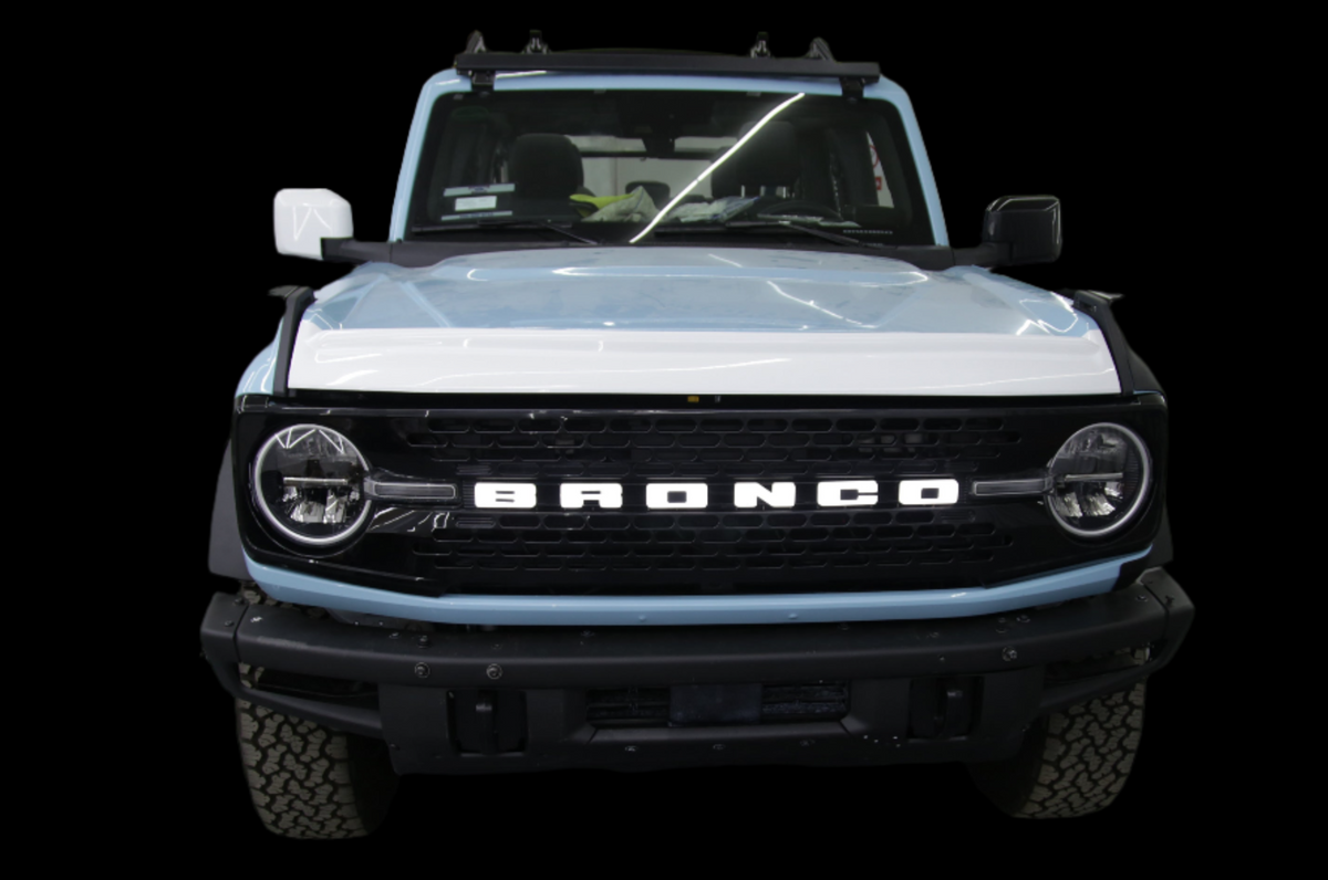 Raptor Racing Gold Series - 21+ Ford Bronco White Grill Letters with LED