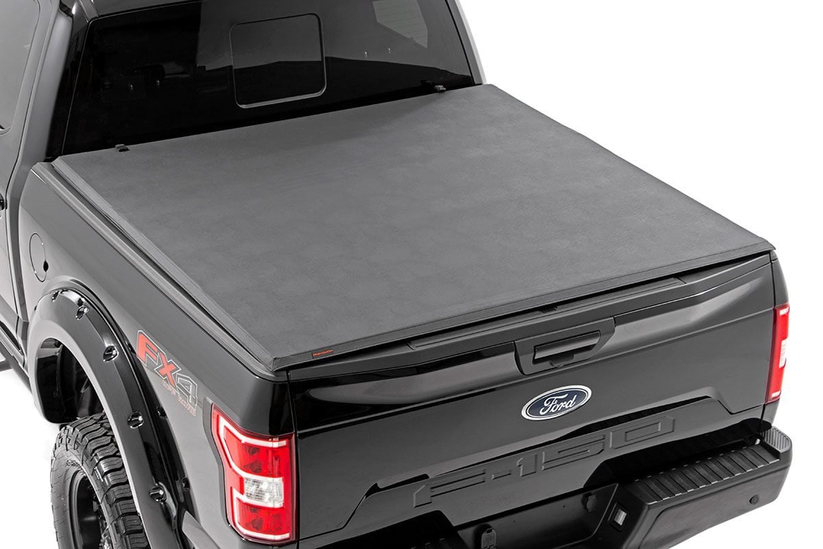 Soft Tri-Fold Bed Cover | 6&#39;7&quot; Bed | Ford F-150 2WD/4WD (2009-2014)