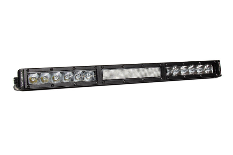 Diode Dynamics 18 In LED Light Bar Single Row Straight Clear Combo Each Stage Series - DD5030