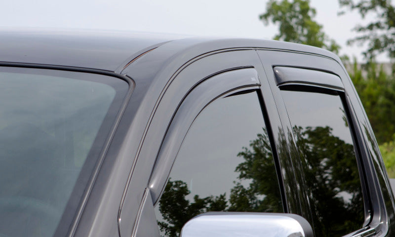 AVS 22-23 Toyota Tundra CC/CrewMax In-Channel Ventvisor Front &amp; Rear Window Deflectors 4pc - Smoke